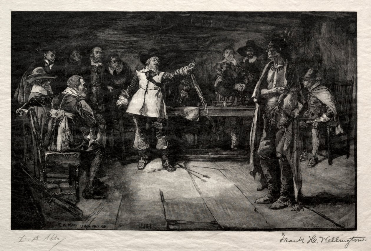 Desafio de Miles Standishs, 1887. de Frank H. Wellington
