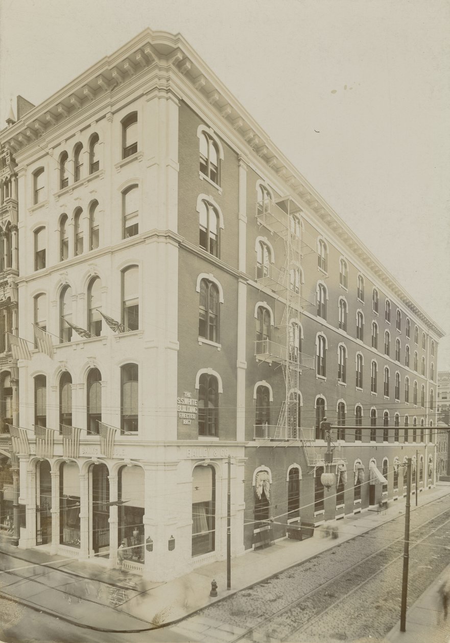 Edifício SS White (impressão de albume) de Frank Hamilton Taylor