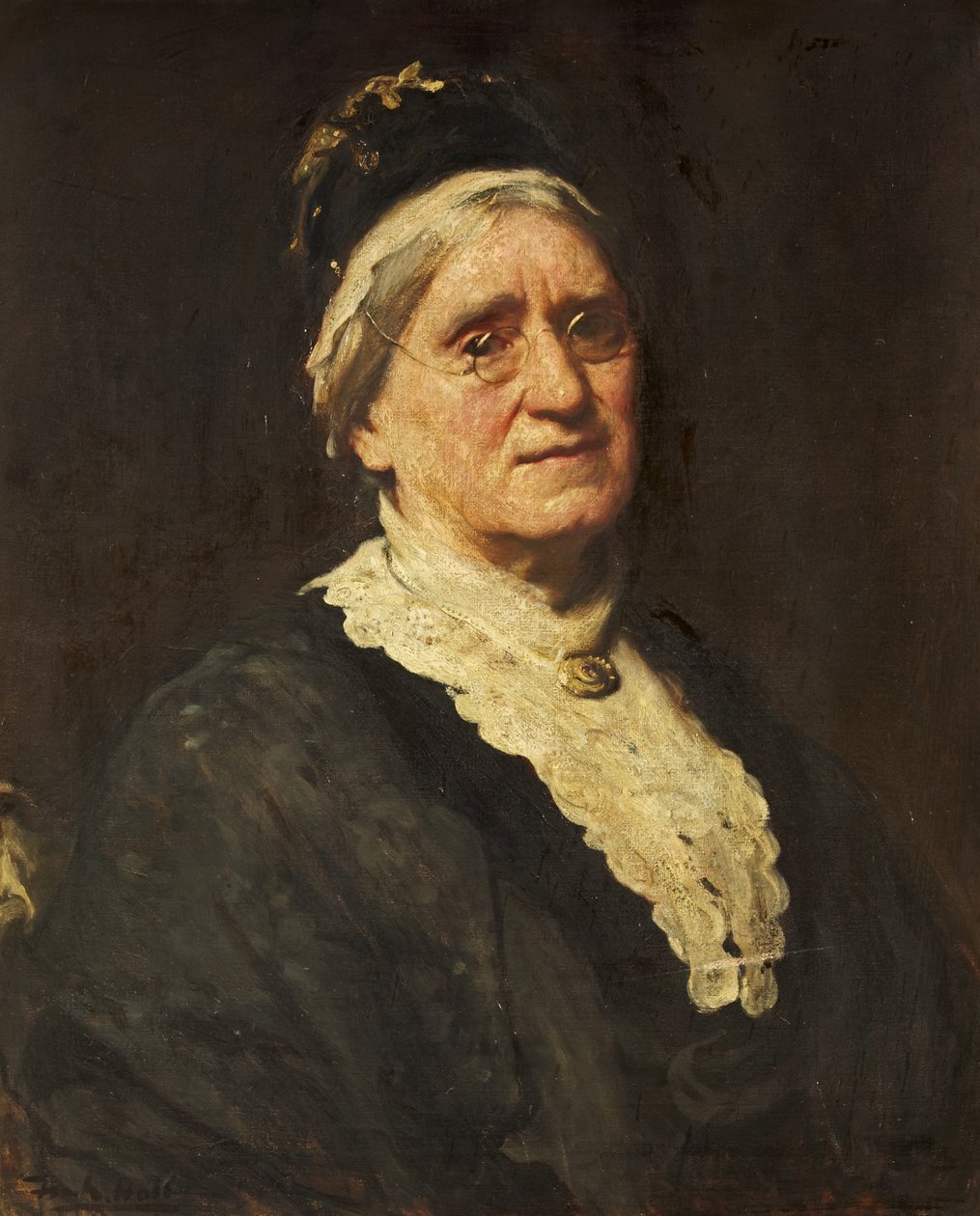 Miss Rachel Harvey de Shirehampton (óleo sobre tela) de Frank Holl
