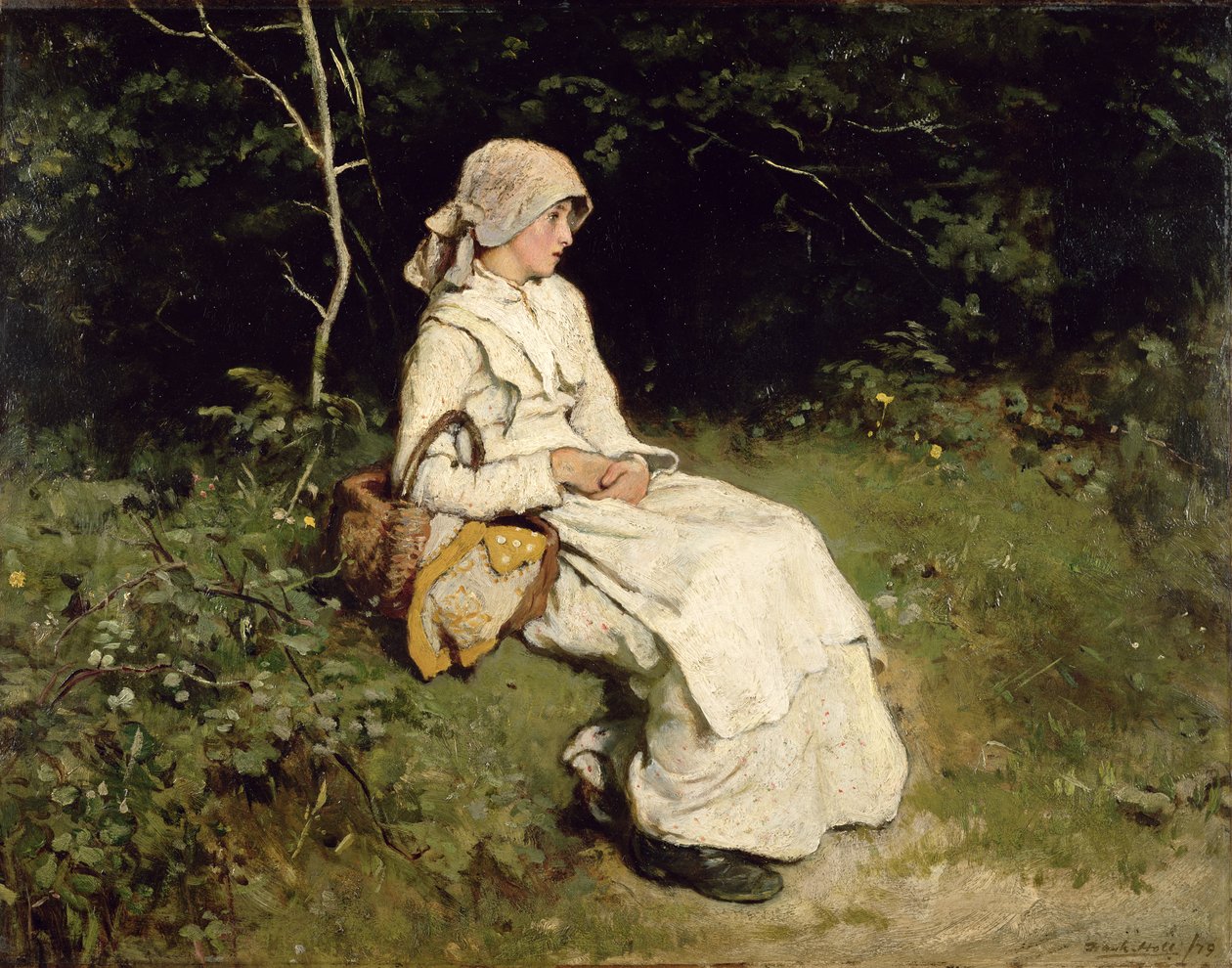 Descansando pelo Caminho, 1879 de Frank Holl