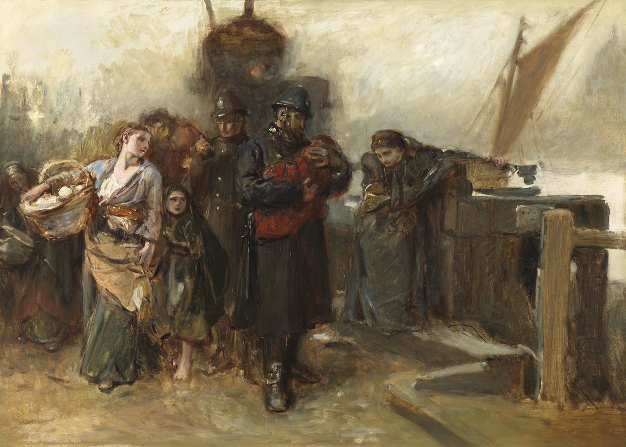 Study for Deserted - um enjeitado de Frank Holl