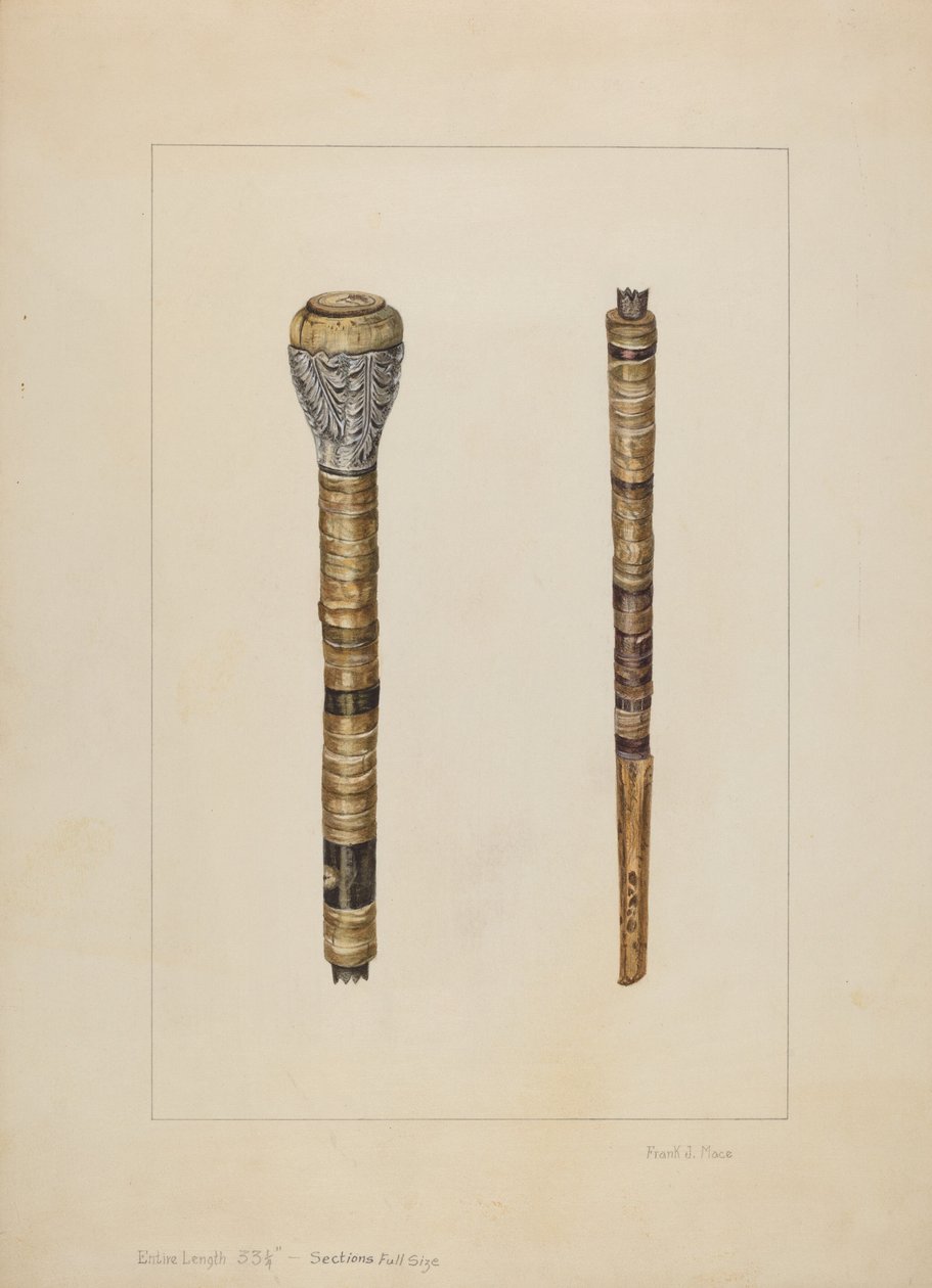 Bengala de Cowhorn de Frank J. Mace