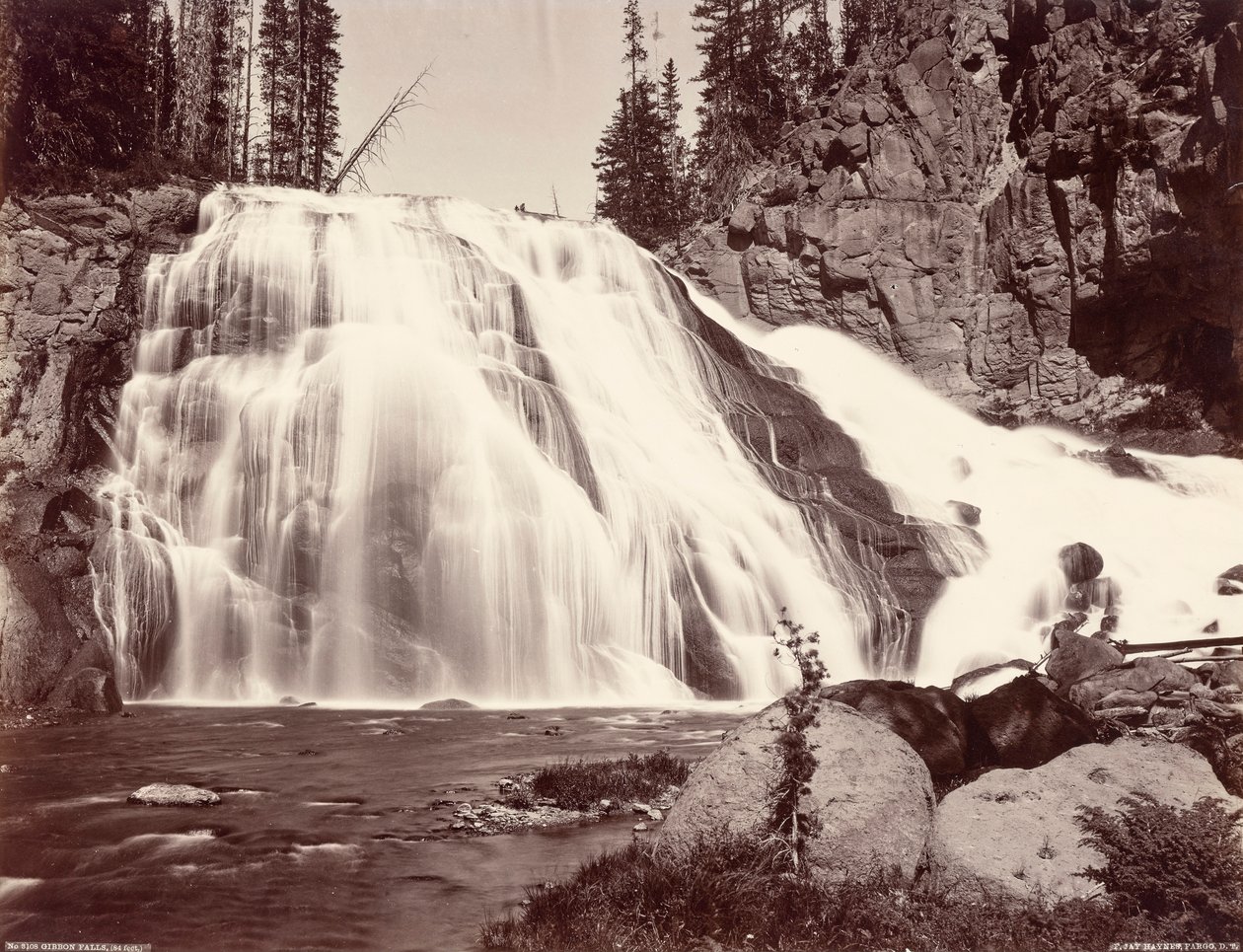 Cataratas de Gibão de Frank Jay Haynes