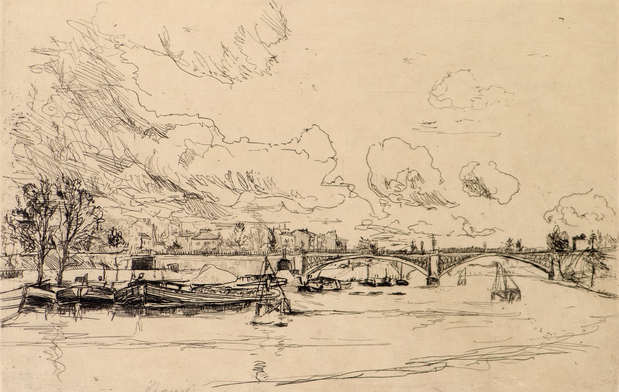 Junto ao Canal, Charenton, Paris de Frank Laing
