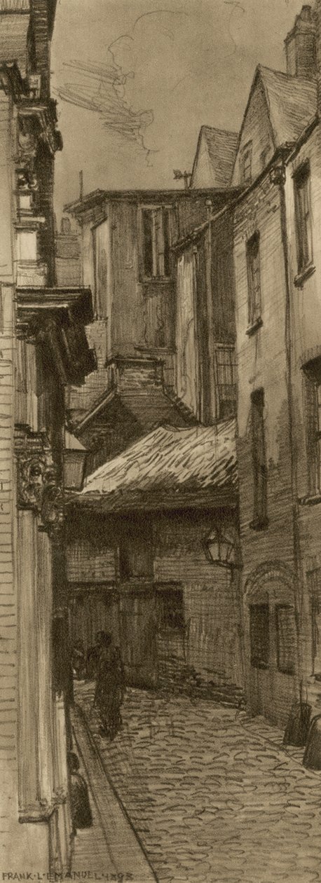 Milford Lane, Strand (gravura) de Frank Lewis Emanuel