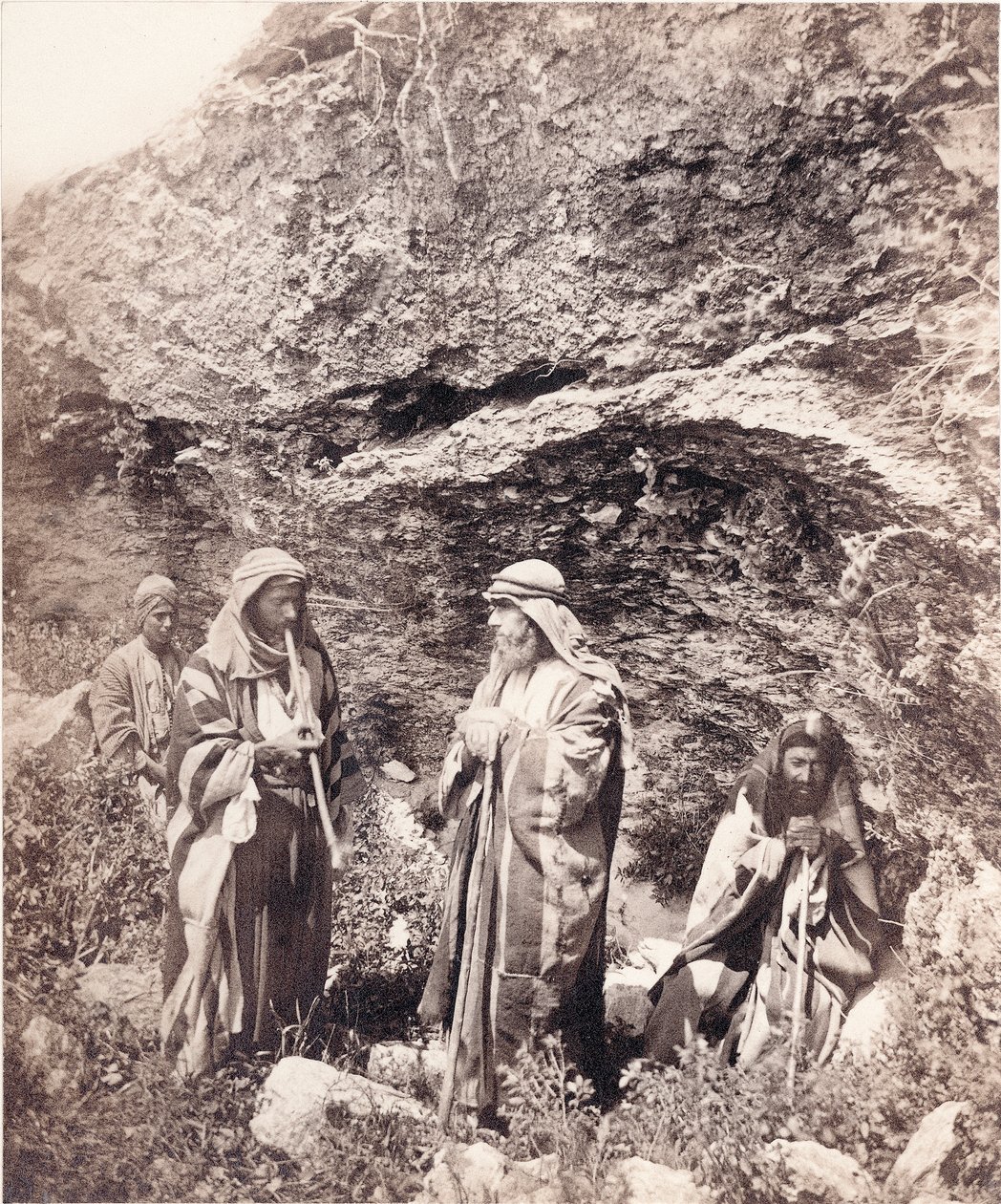 Camponeses da área de Jerusalém, c.1866-67 de Frank Mason Good