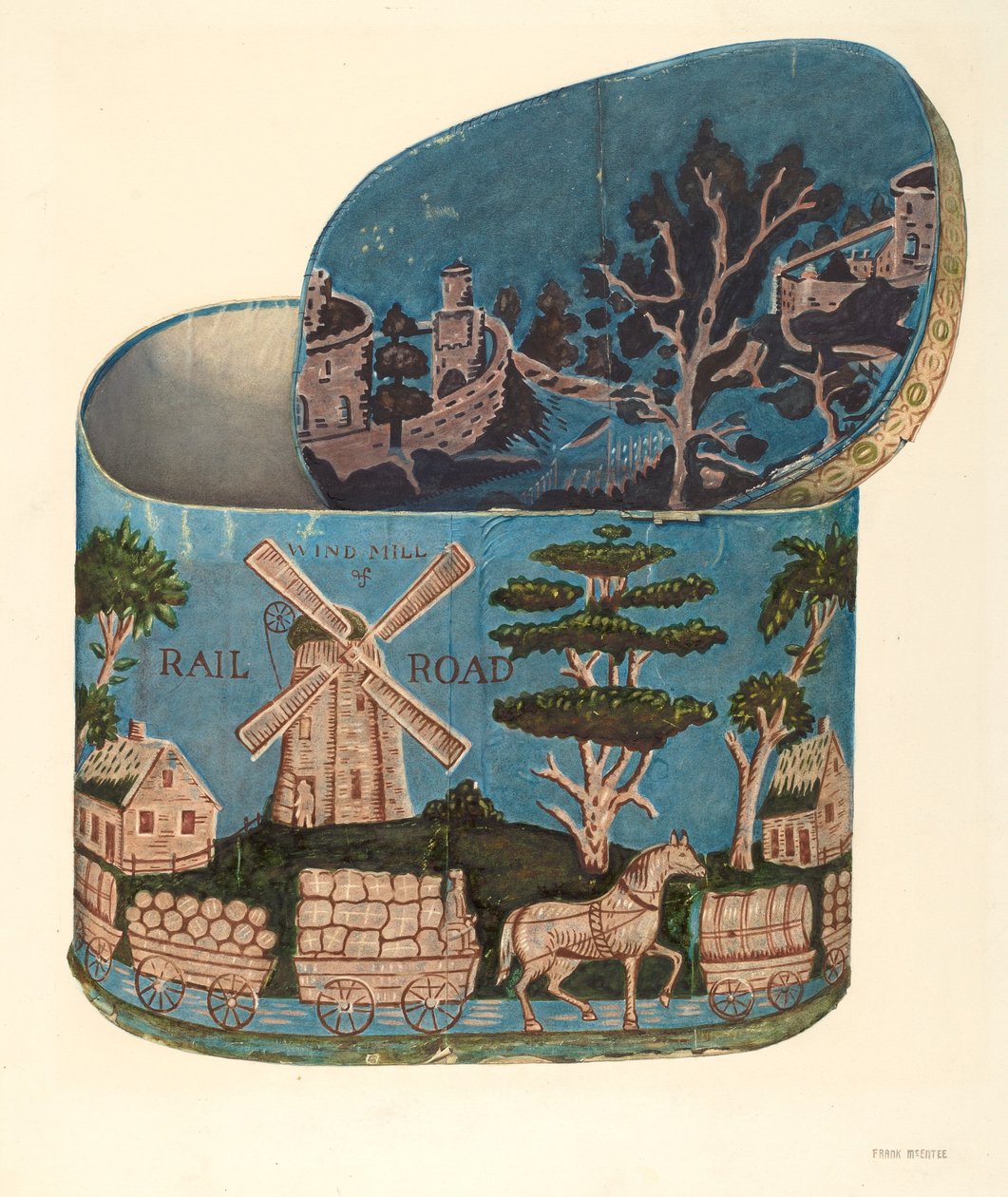 Caixa de chapéu de Frank McEntee