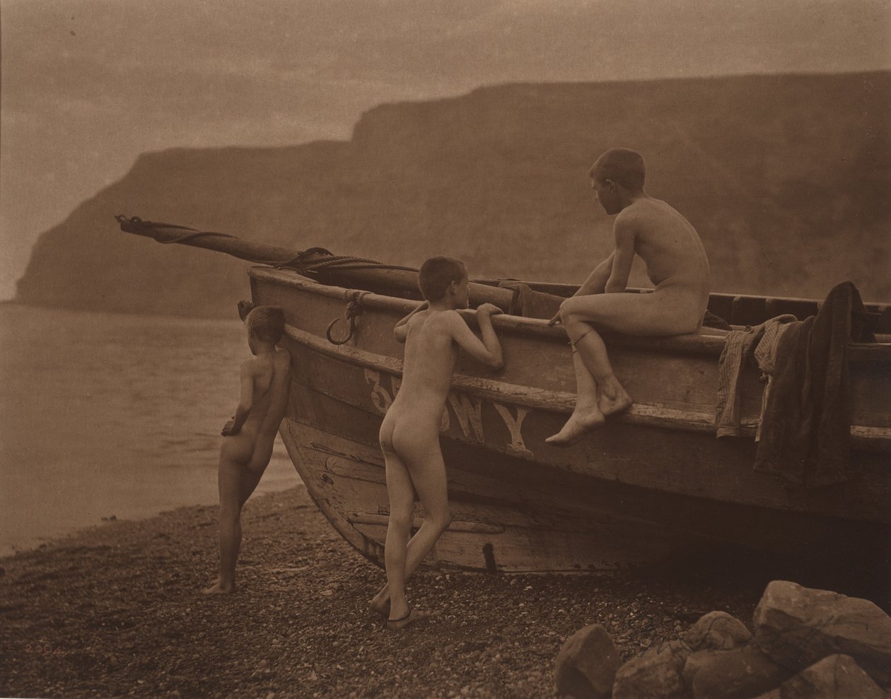 In Puris Naturalibus (Em estado de natureza) de Frank Meadow Sutcliffe