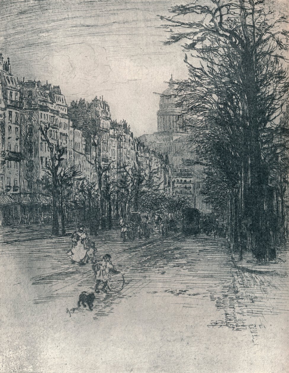 Avenue Des Gobelins, Paris, c1908 de Frank Milton Armington