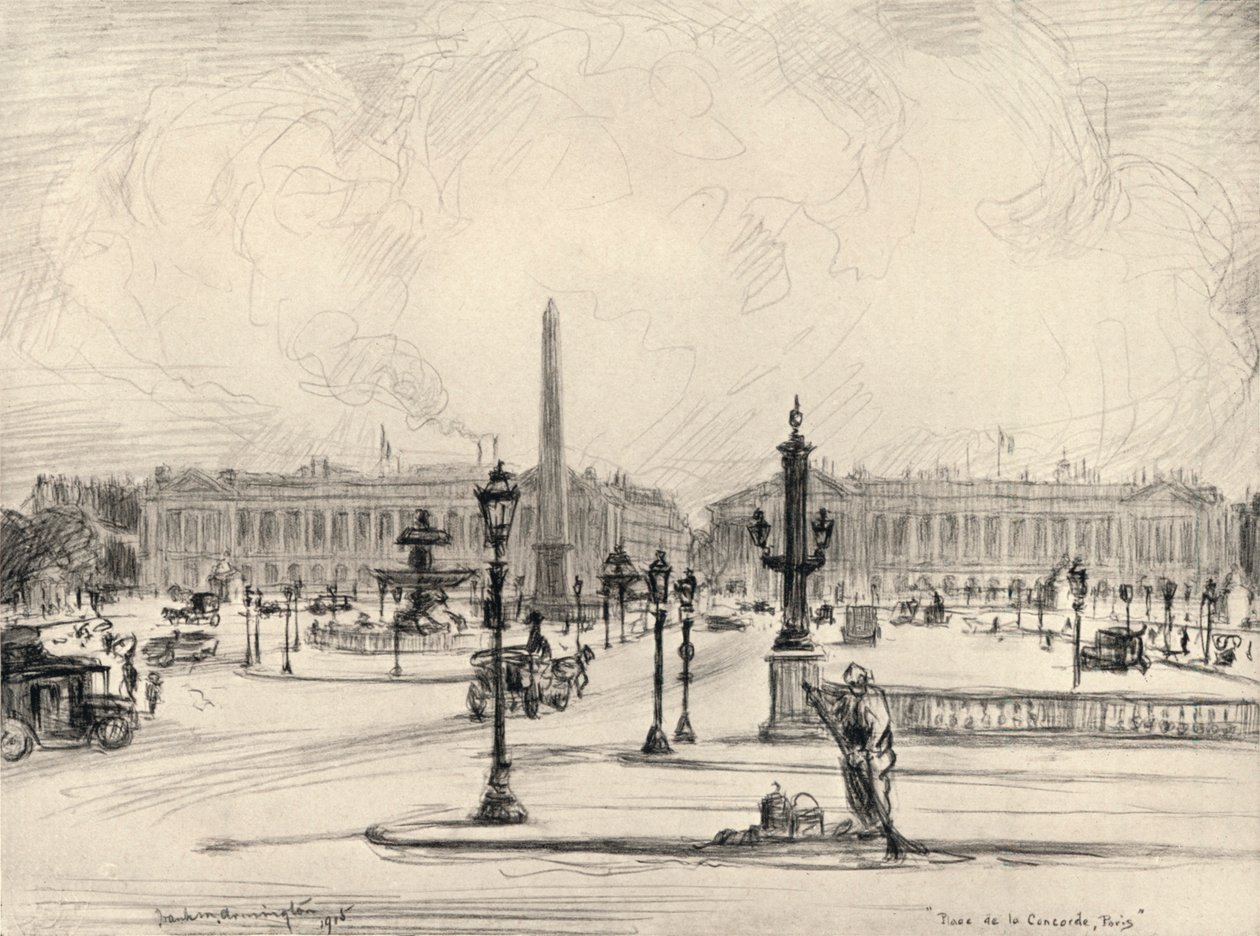 Praça da Concórdia, 1915 de Frank Milton Armington