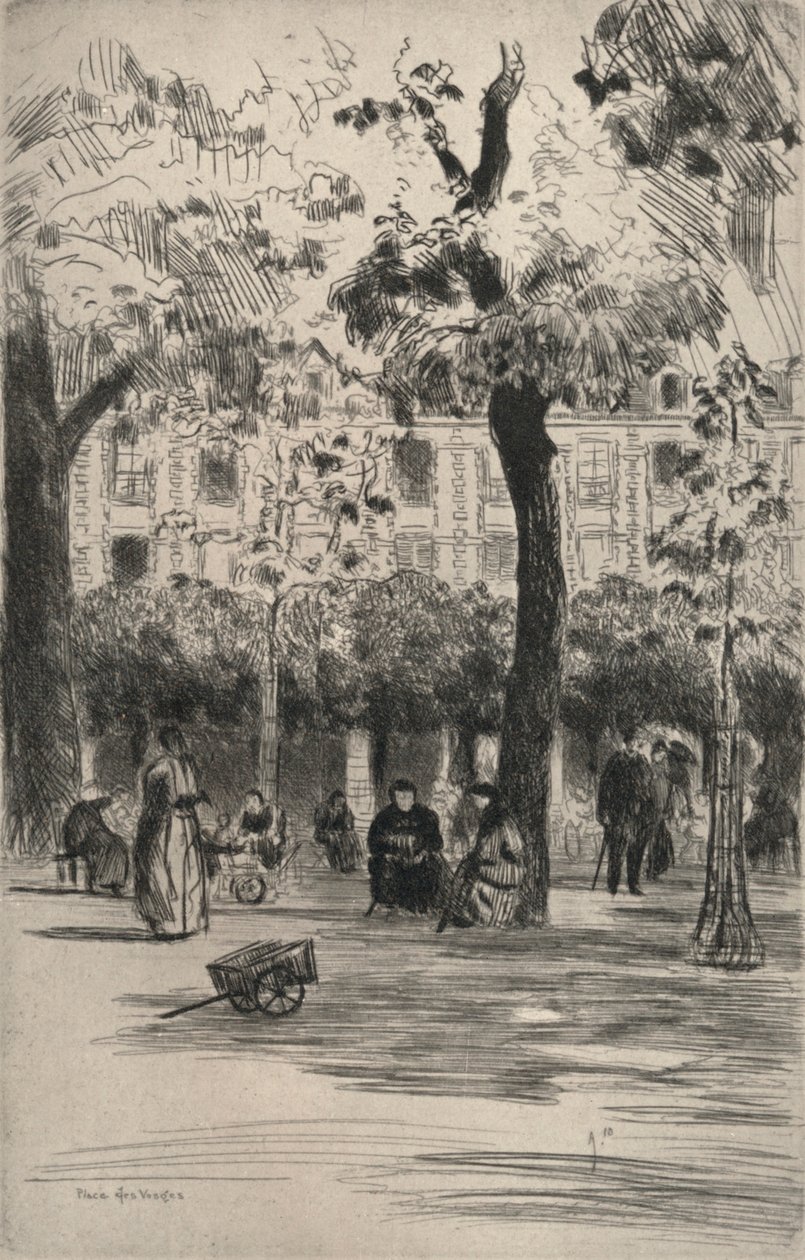 Place des Vosges, 1915 de Frank Milton Armington