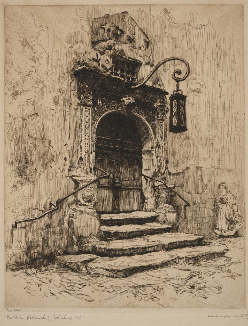 Portal da Câmara Municipal de Rothenburg de Frank Milton Armington