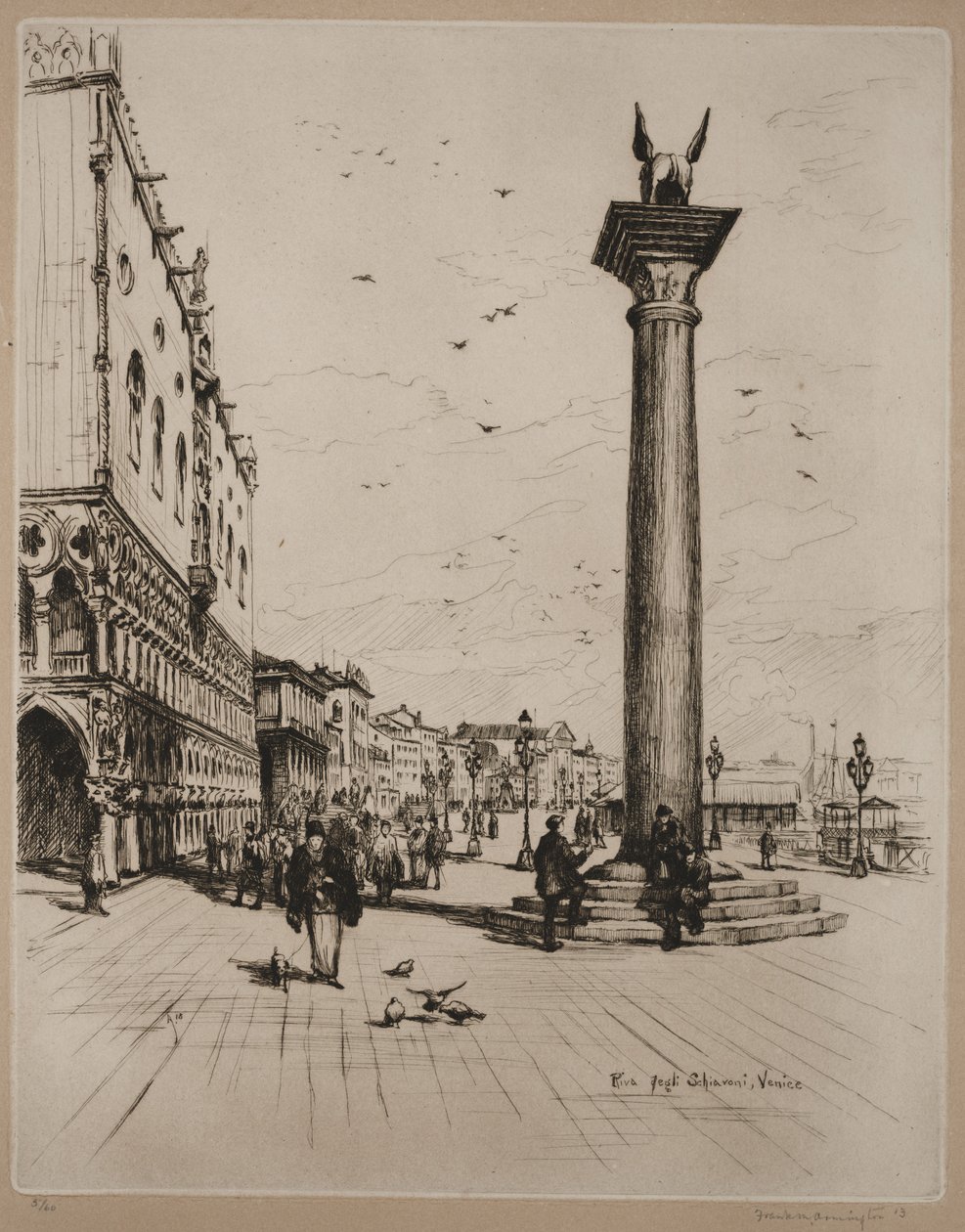 Riva Schiavone, Veneza de Frank Milton Armington