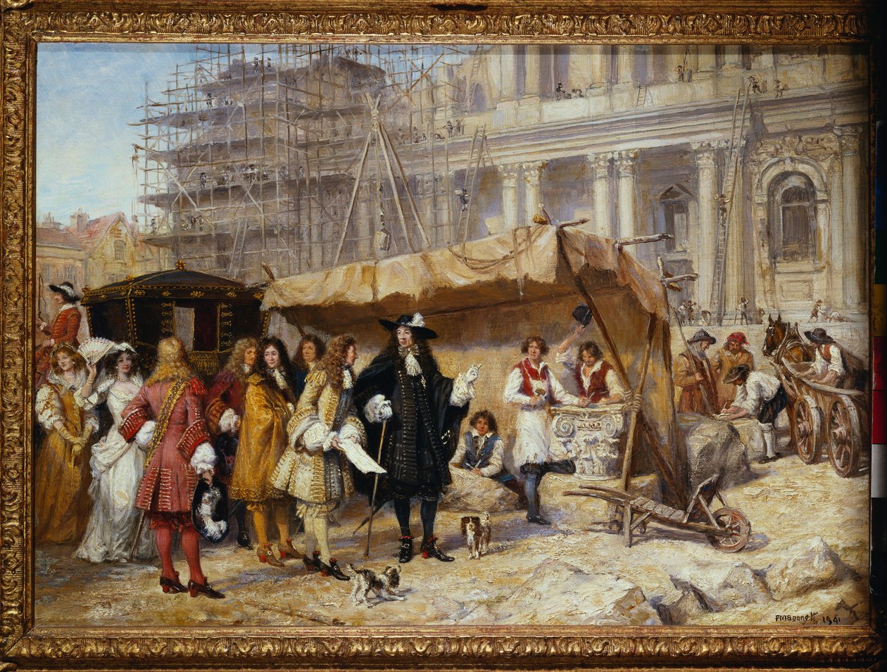 Carlos II e Wren em St. Paul