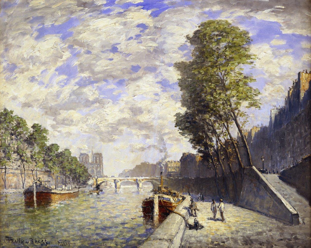 O Quai des Grands-Augustine, Paris, de Frank Myers Boggs