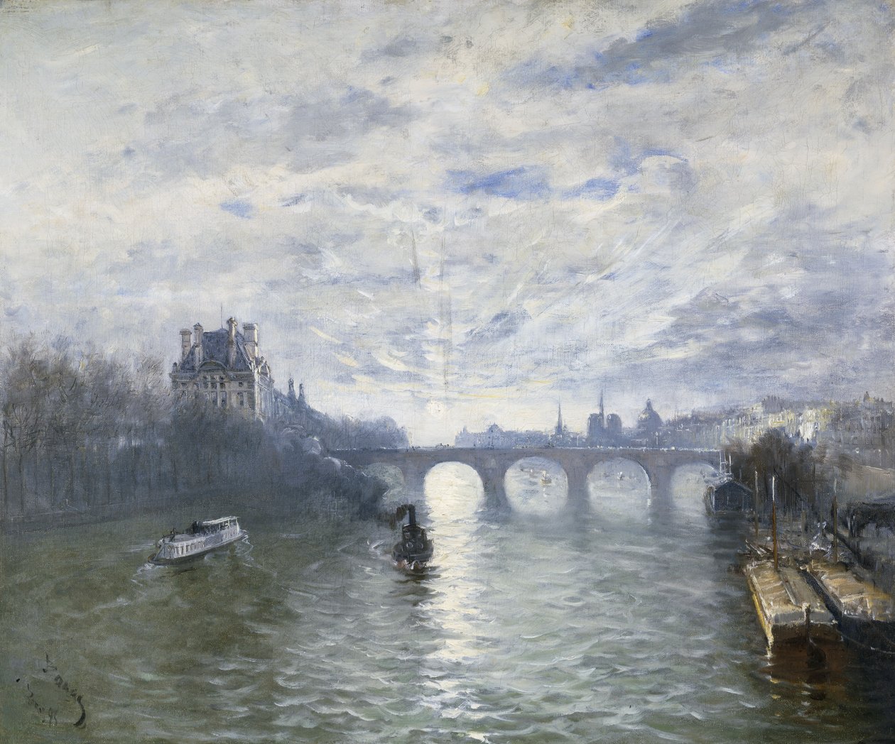 O Paris Royale no Sena, 1895 de Frank Myers Boggs