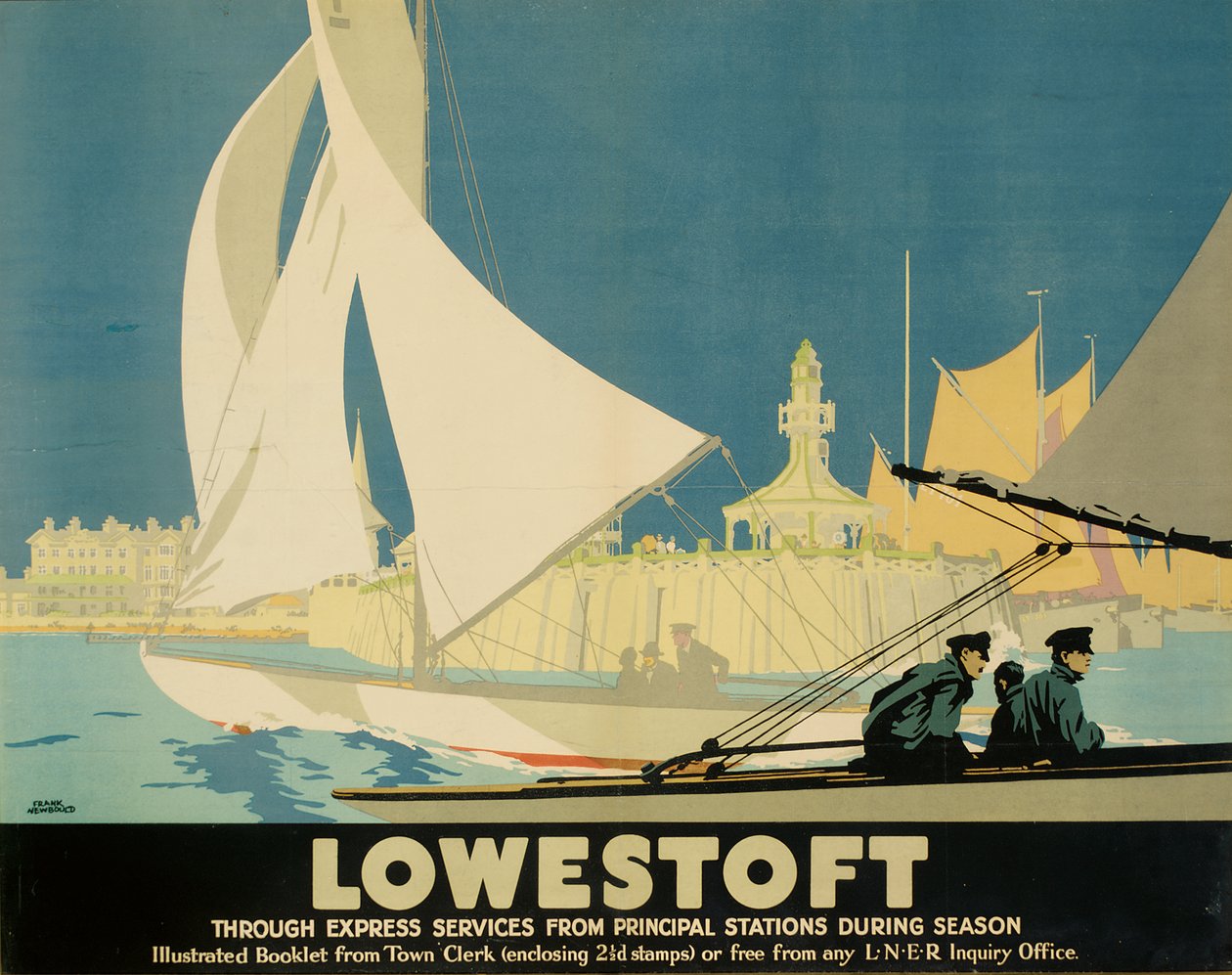Lowestoft (lito colorido) de Frank Newbould