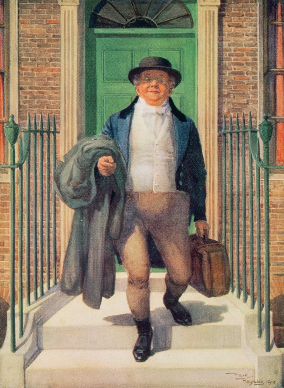 Mr Pickwick deixa o 48 Doughty Street de Frank Reynolds