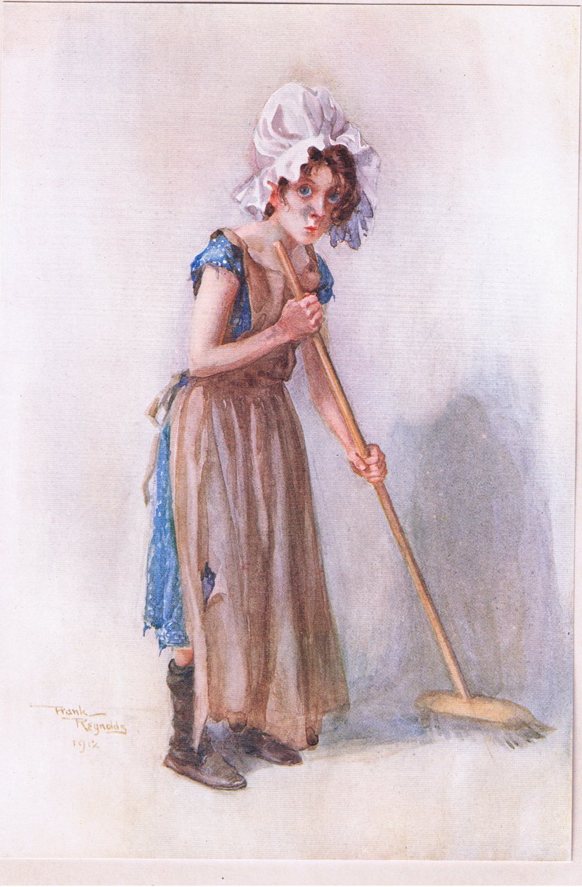 A marquesa, c.1920 (litografia a cores) de Frank Reynolds