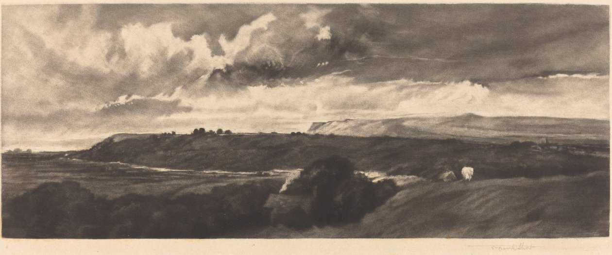A Yorkshire Road, 1898. de Frank Short