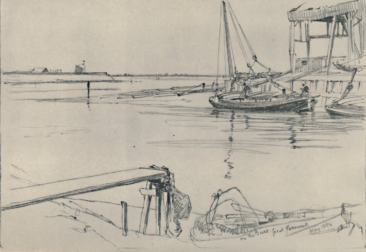 No Bure, Great Yarmouth, 1894, 1919 de Frank Short