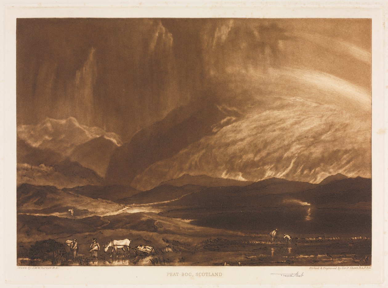 Peat Bog, Escócia, 1937. de Frank Short
