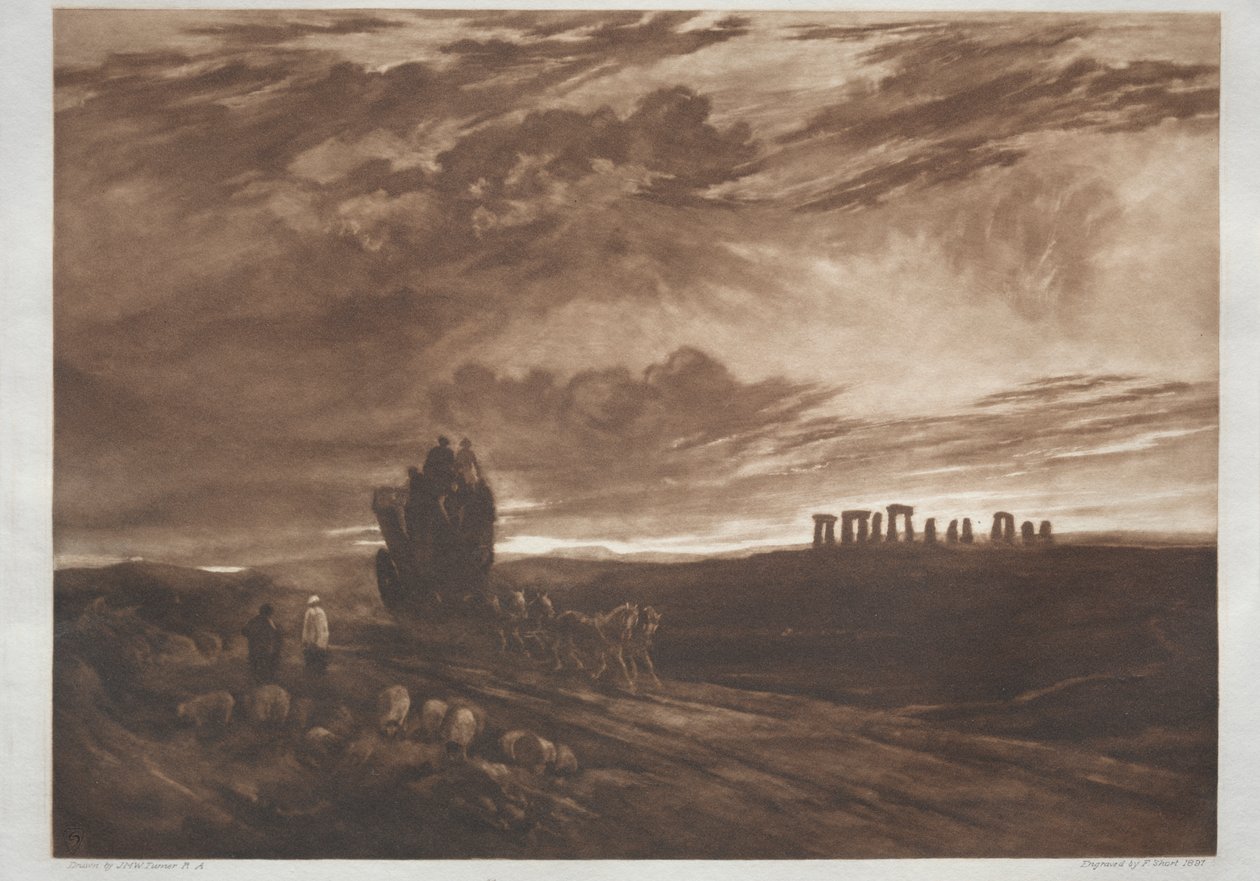Stonehenge ao amanhecer de Frank Short