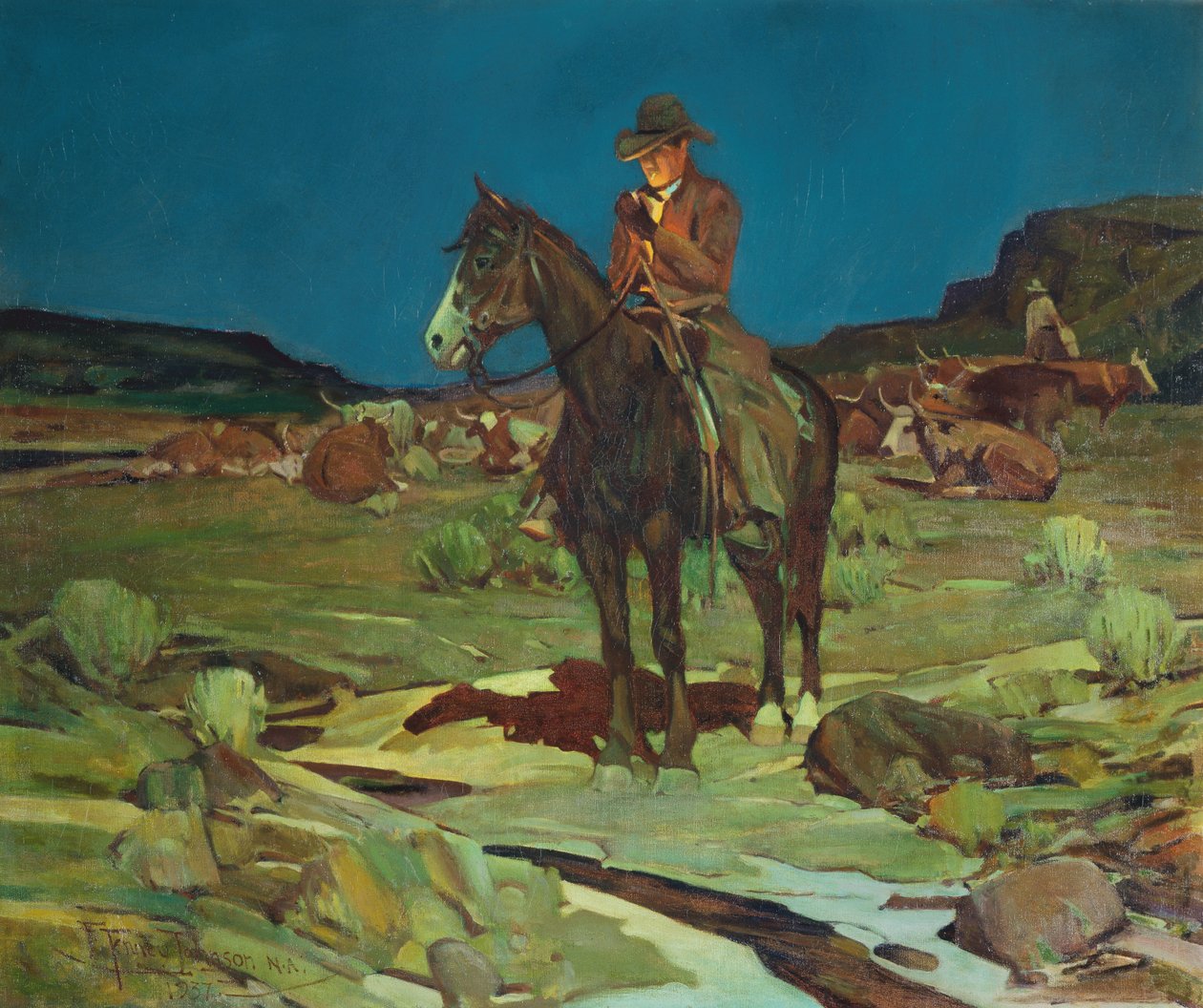 Quando as noites são longas de Frank Tenney Johnson