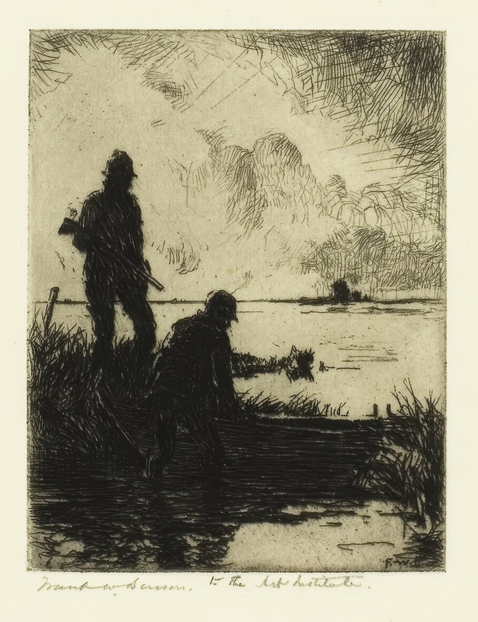 paisagem de Frank Weston Benson