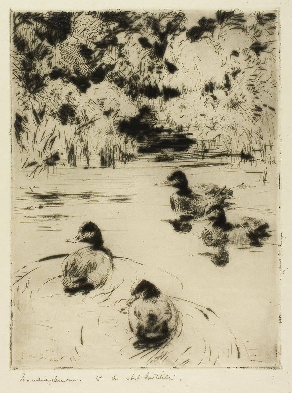 paisagem de Frank Weston Benson
