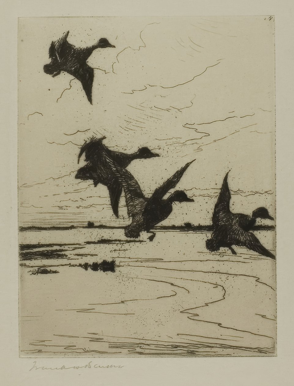 paisagem de Frank Weston Benson