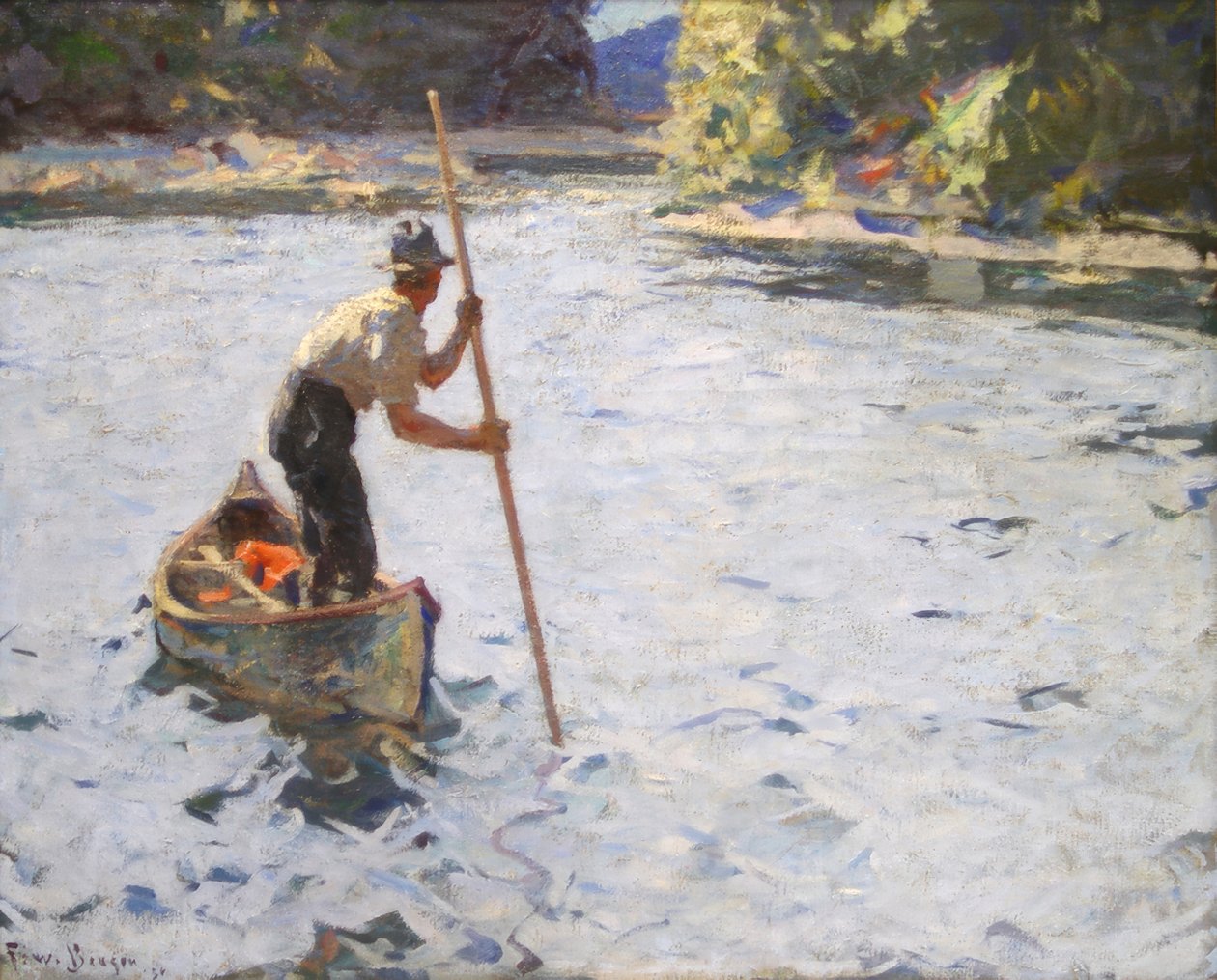 paisagem de Frank Weston Benson