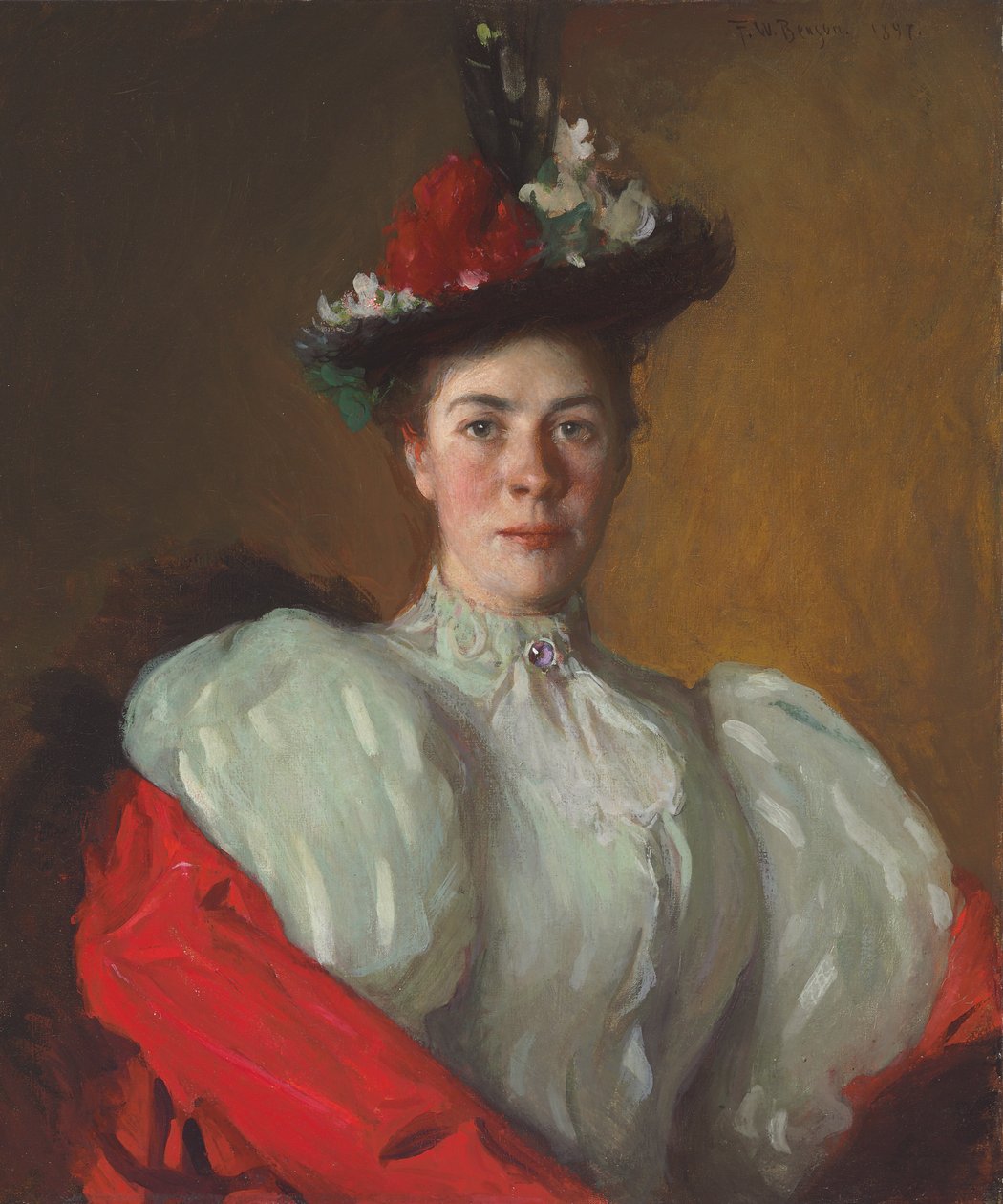 Retrato de Katherine Cavenaugh de Frank Weston Benson