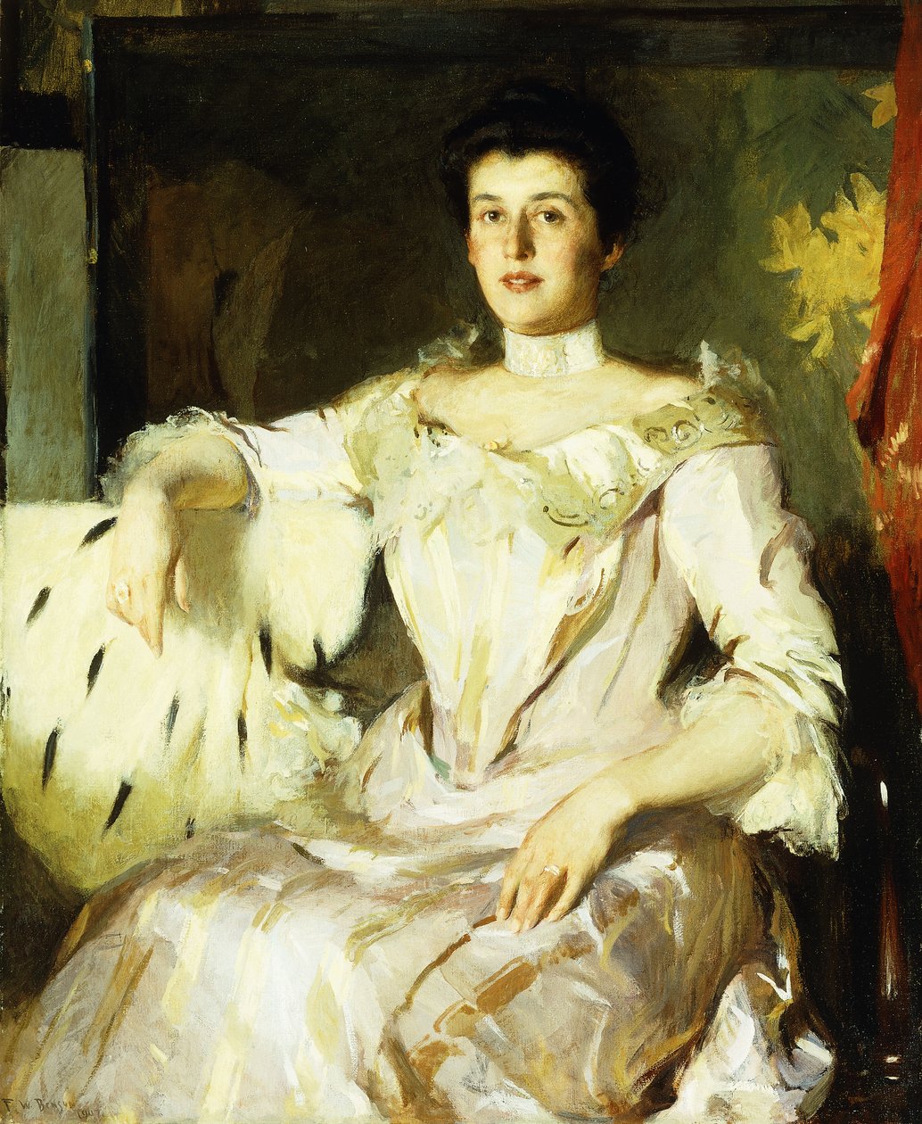 Retrato de uma Senhora de Frank Weston Benson