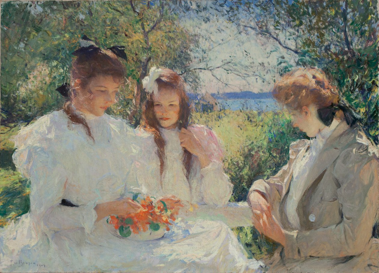 Retrato das minhas filhas de Frank Weston Benson