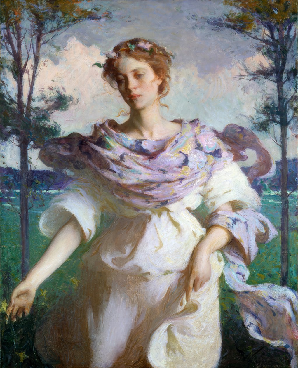 paisagem de Frank Weston Benson