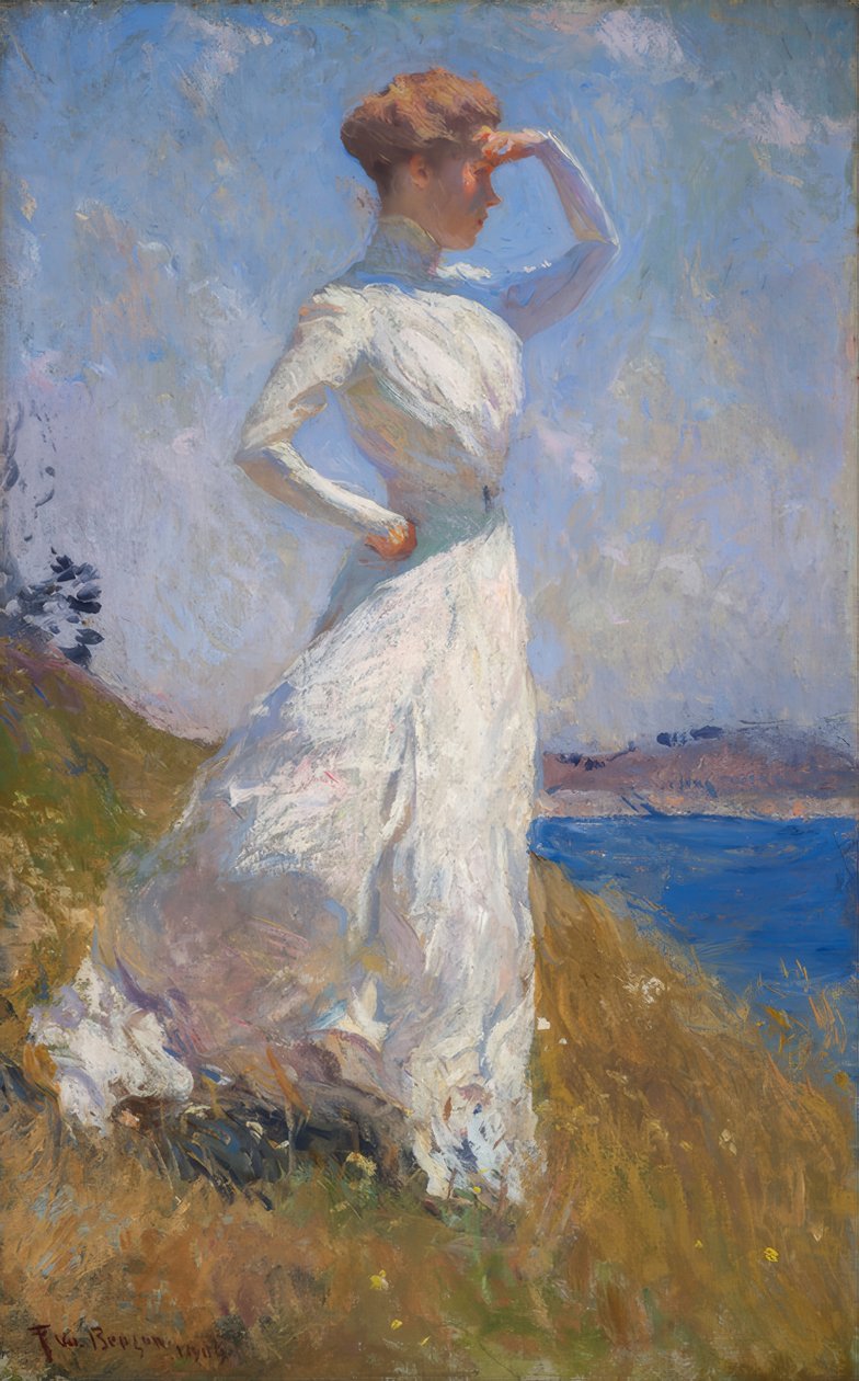 luz solar de Frank Weston Benson