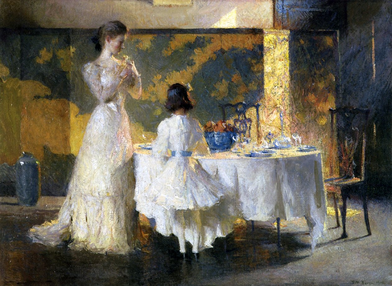 As Filhas do Artista de Frank Weston Benson