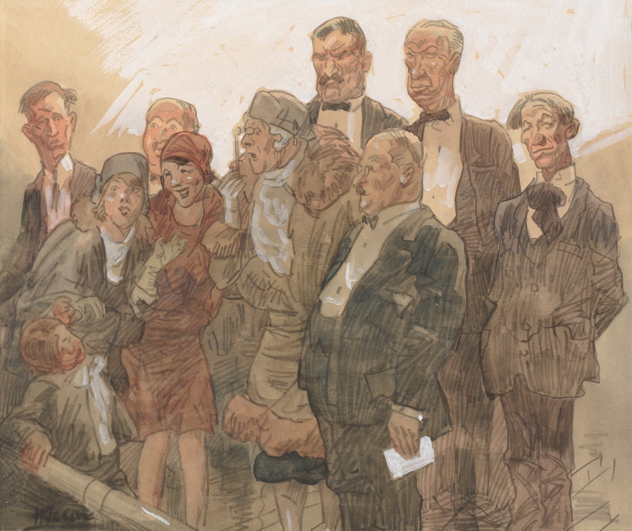 História de um quadro n.º 2: O público de Frank Wilcox