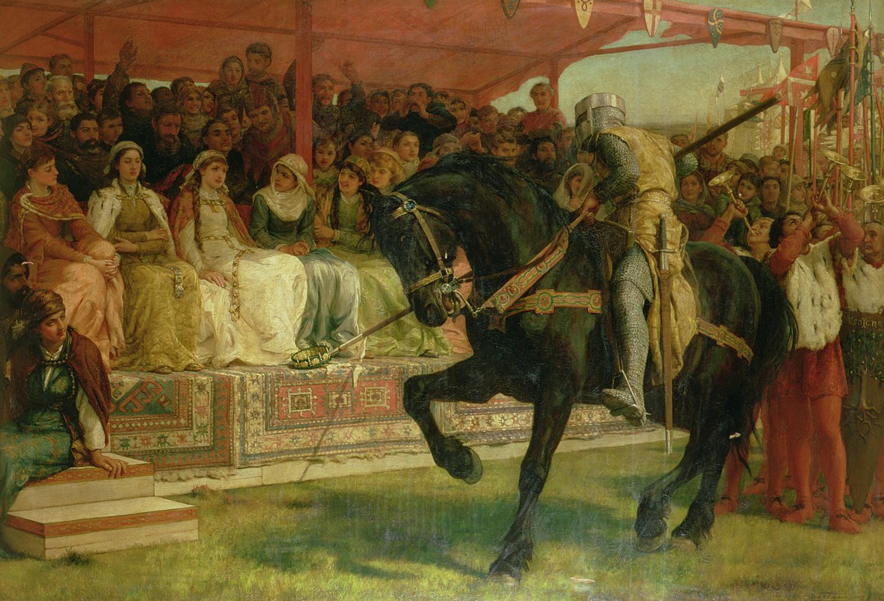 A rainha do torneio, "Ivanhoe" de Frank William Warwick Topham