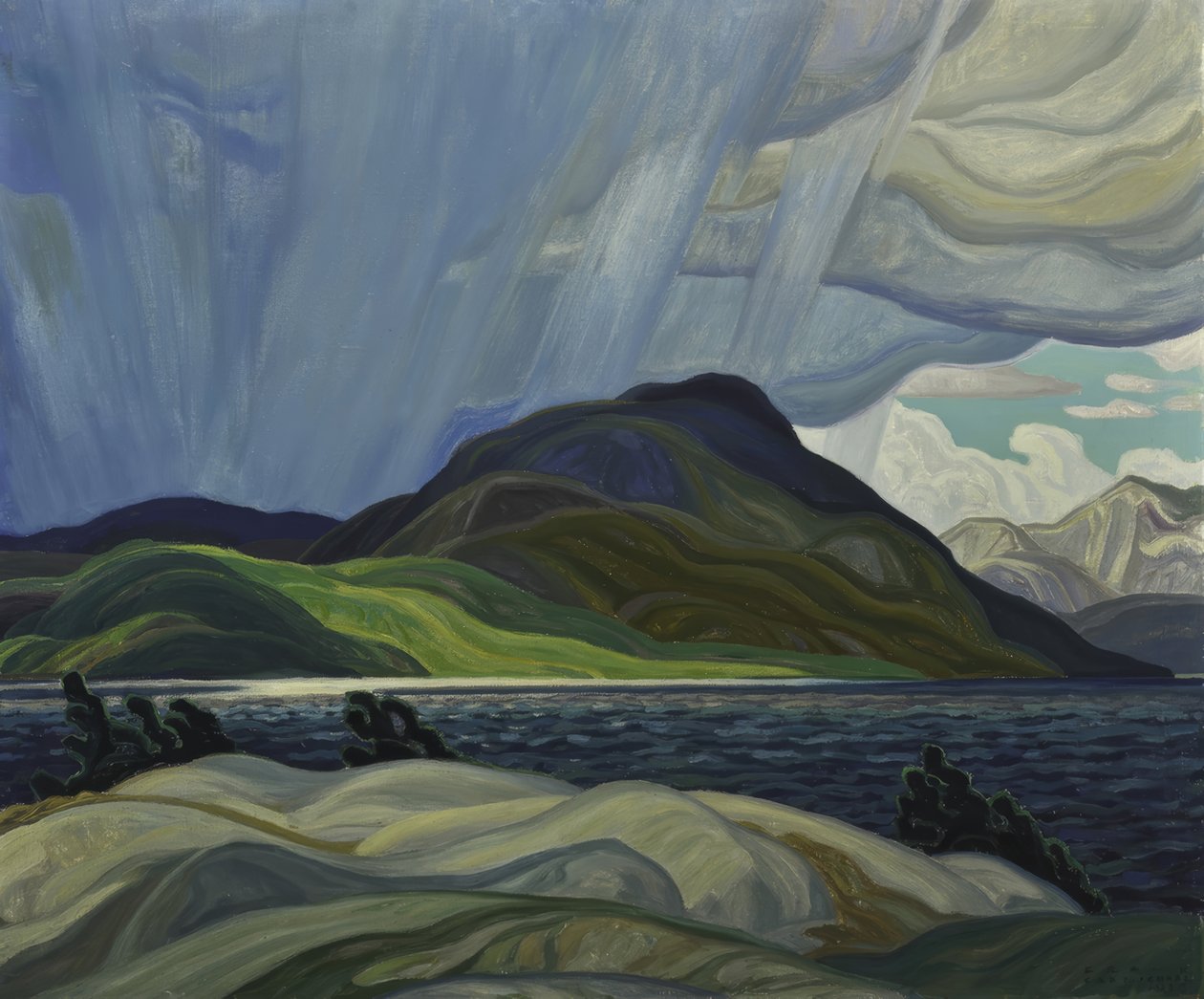 Lago Wabagishik de Franklin Carmichael