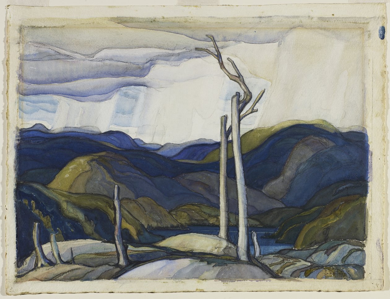 Nuvens de neve de Franklin Carmichael