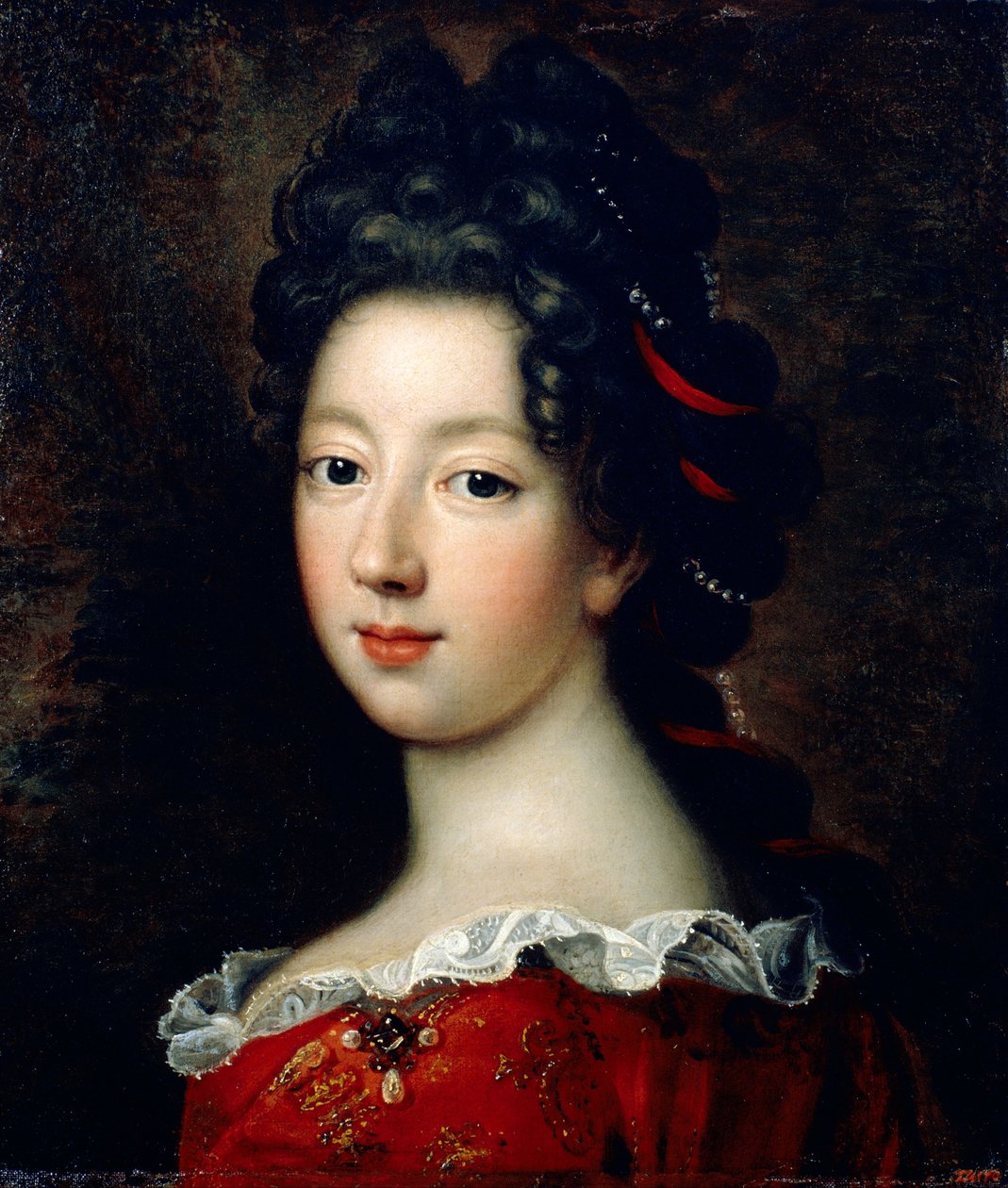 Louise Françoise de Bourbon, saudade de Nantes de Jean François de Troy