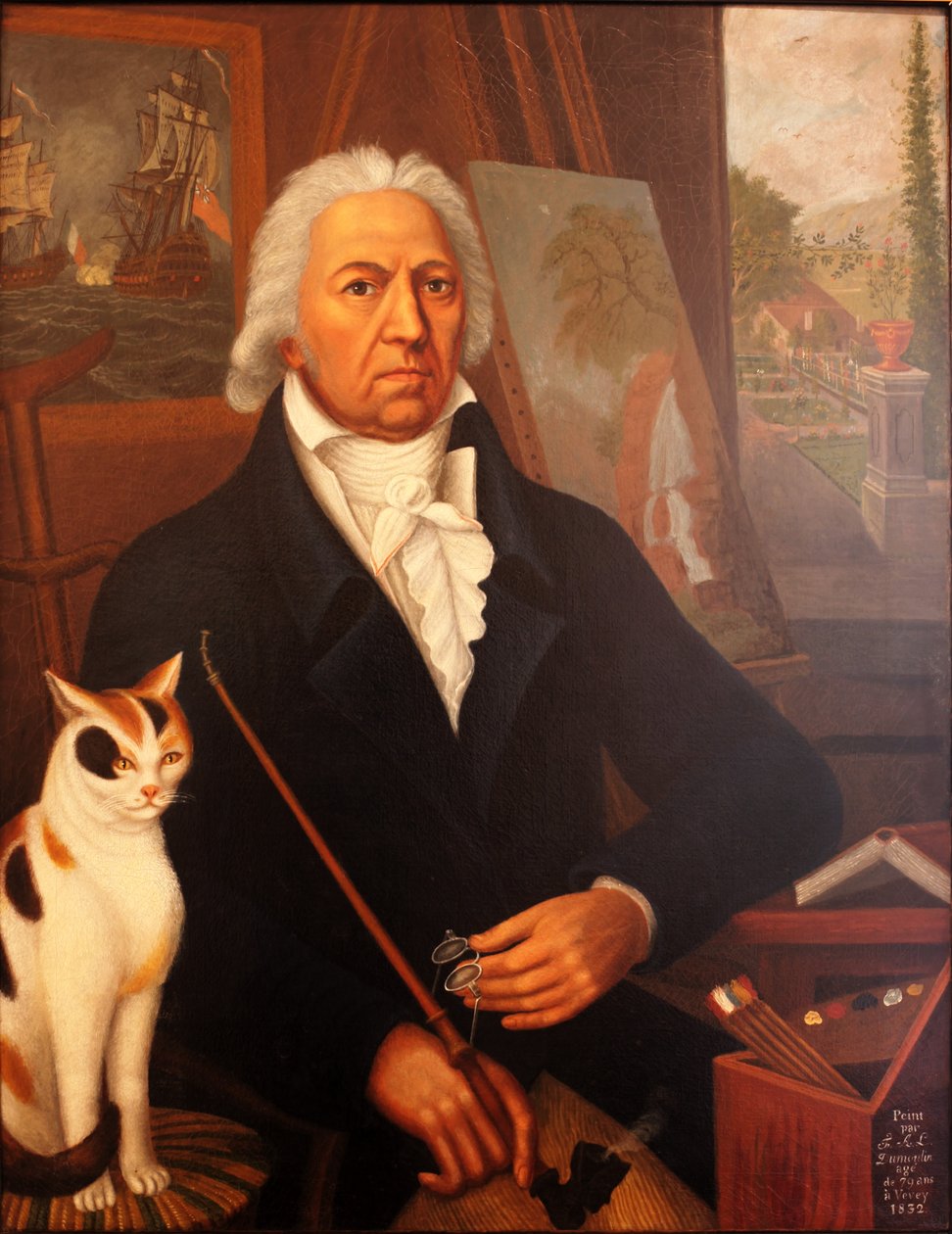 Auto-retrato de François Aimé Louis Dumoulin