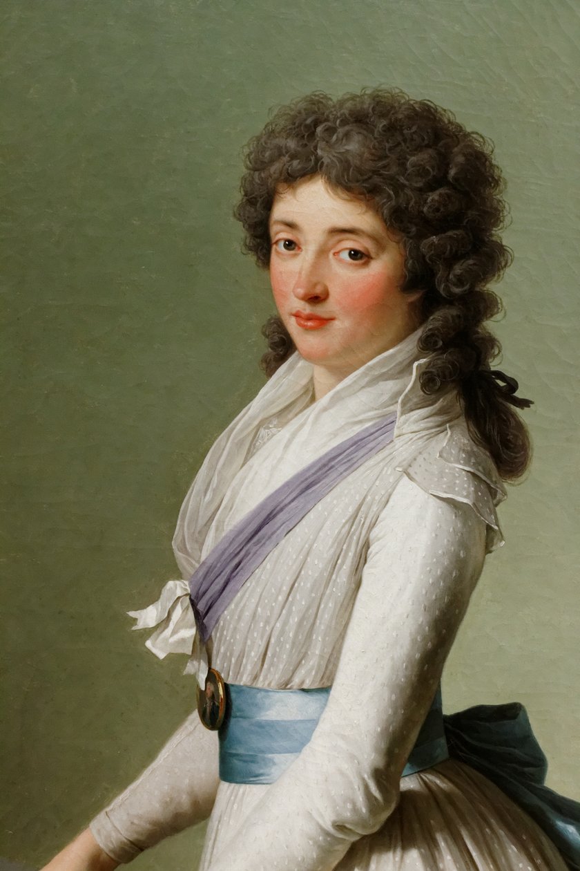 Retrato da Baronesa Chalvet-Souville, nascida Marie de Broutin de François André Vincent