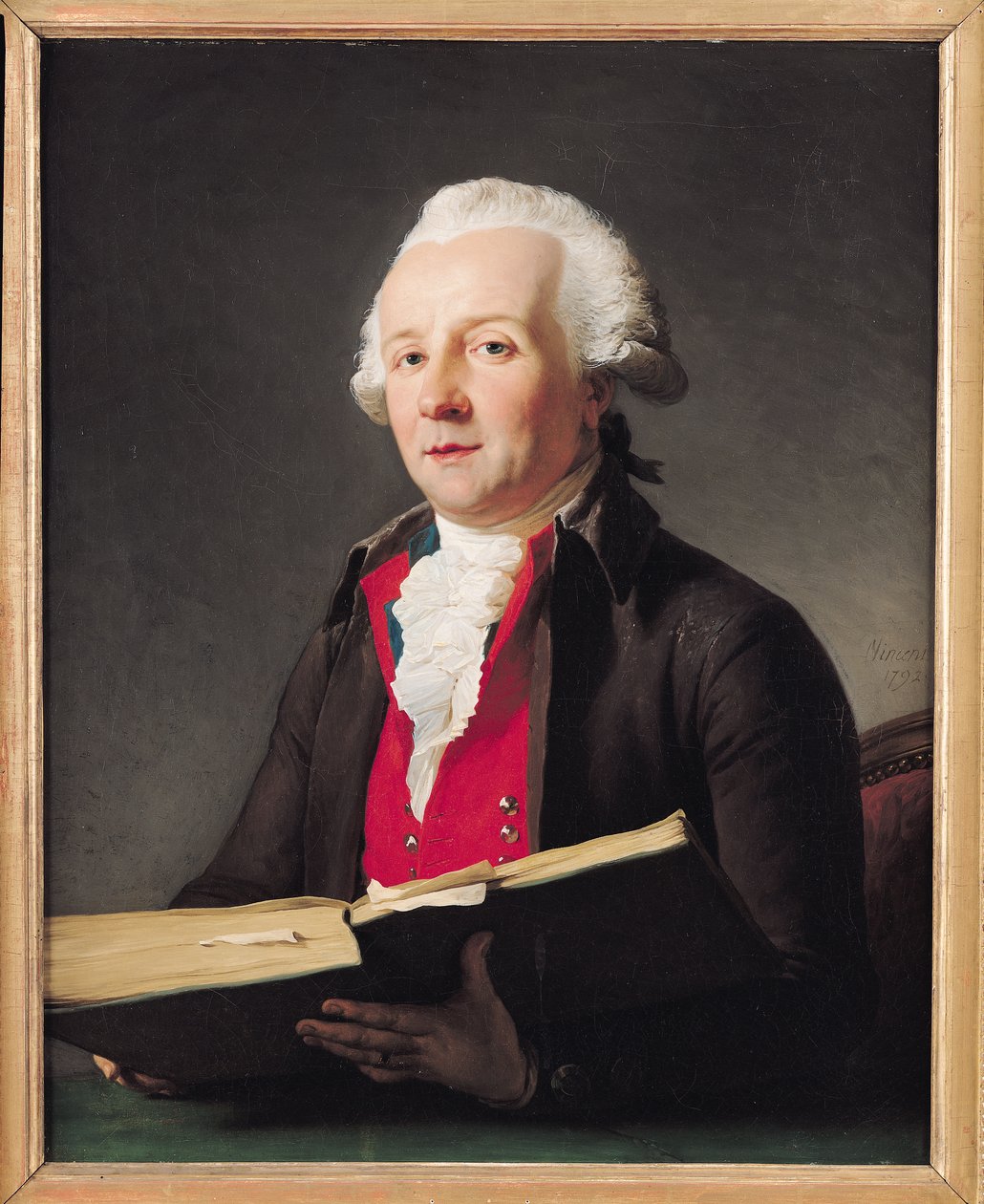 Retrato de Dazincourt (1747-1809) 1792 de François André Vincent