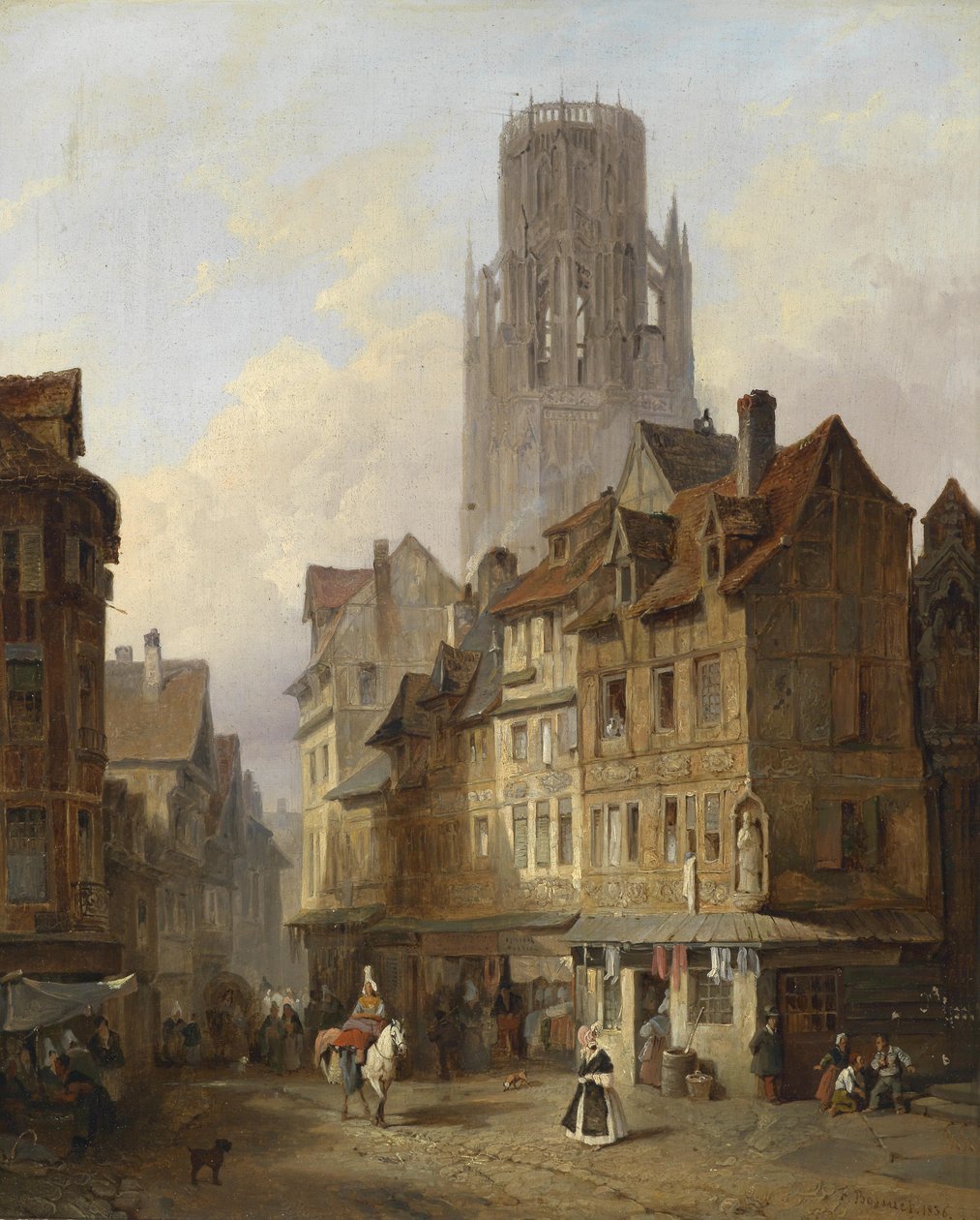 Motivo da cidade de Roubaix de Francois Antoine Bossuet