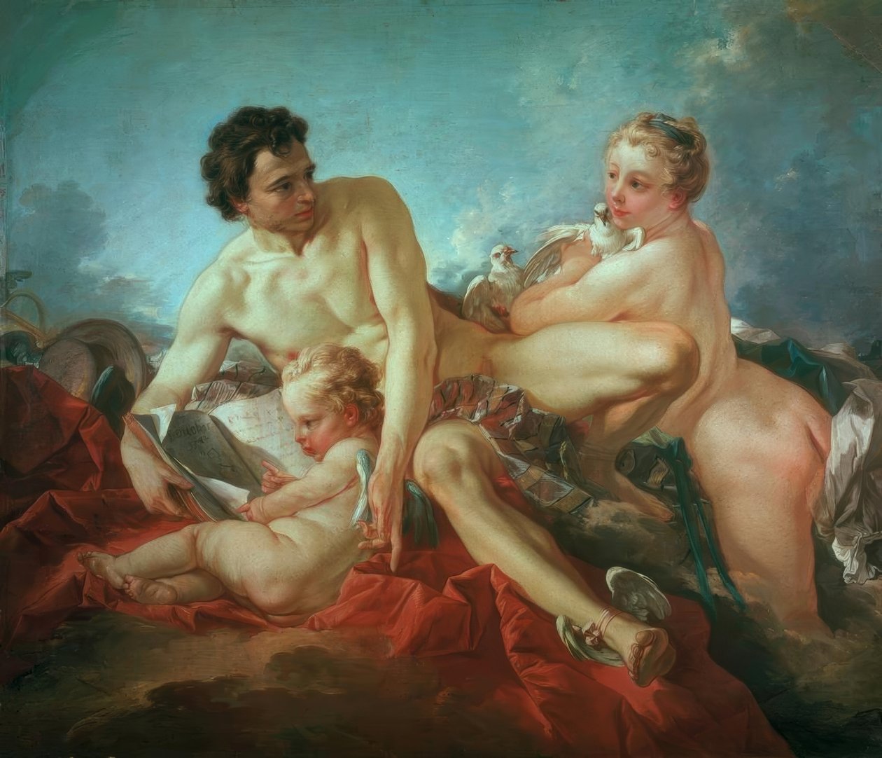 Cupido da educação de François Boucher