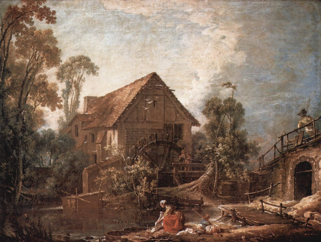 O moinho de François Boucher