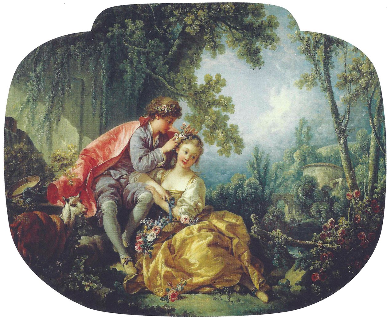 As quatro estações do ano: primavera de François Boucher